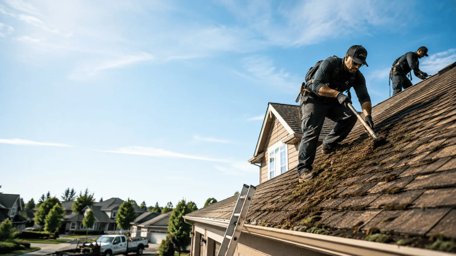 Roof Moss Removal in Saint Hedwig, TX near me